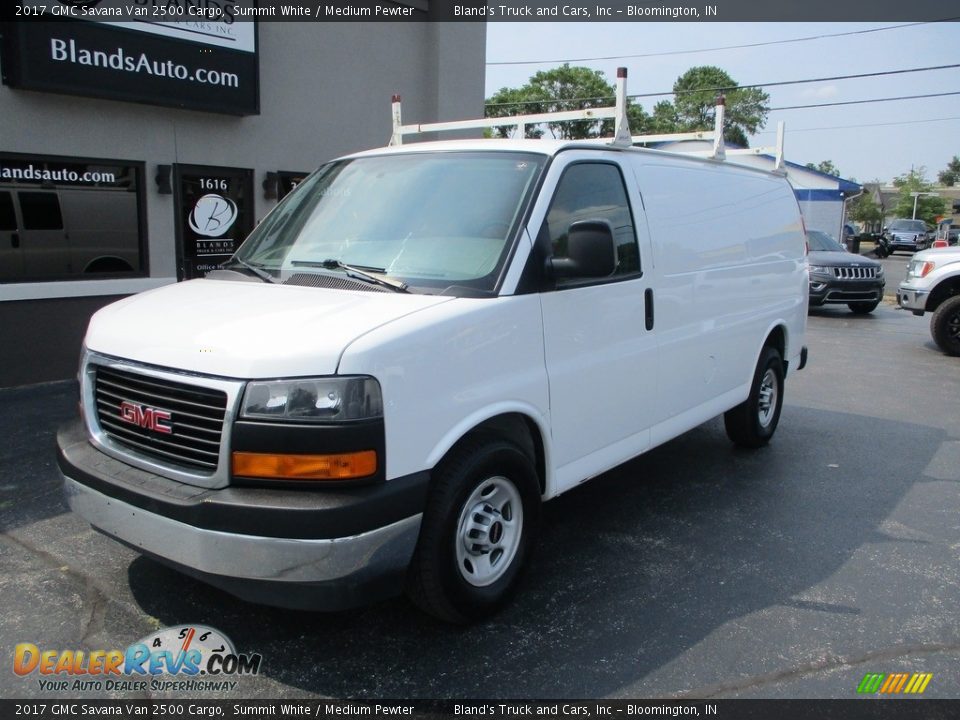 2017 GMC Savana Van 2500 Cargo Summit White / Medium Pewter Photo #2