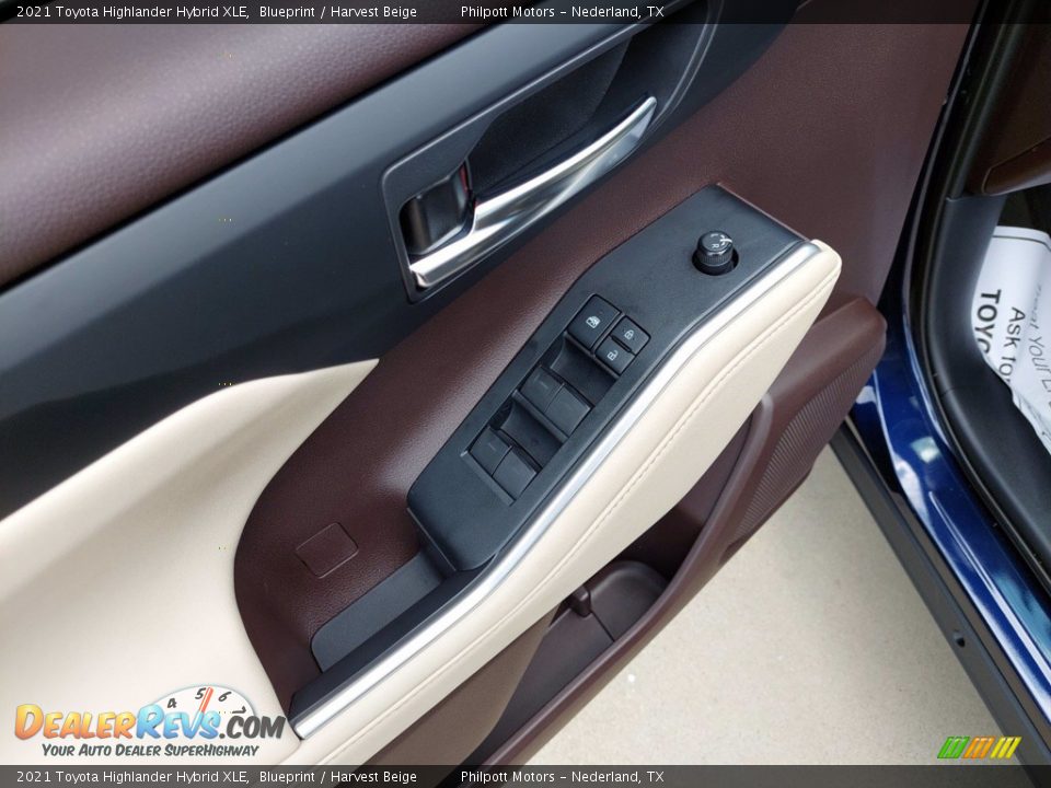 2021 Toyota Highlander Hybrid XLE Blueprint / Harvest Beige Photo #13