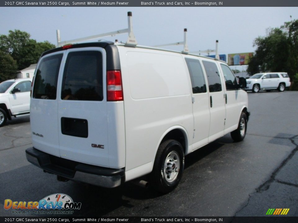 2017 GMC Savana Van 2500 Cargo Summit White / Medium Pewter Photo #4