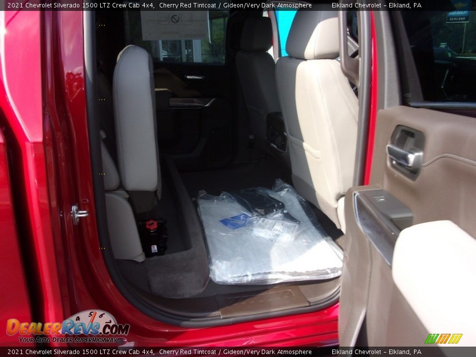 2021 Chevrolet Silverado 1500 LTZ Crew Cab 4x4 Cherry Red Tintcoat / Gideon/Very Dark Atmosphere Photo #25