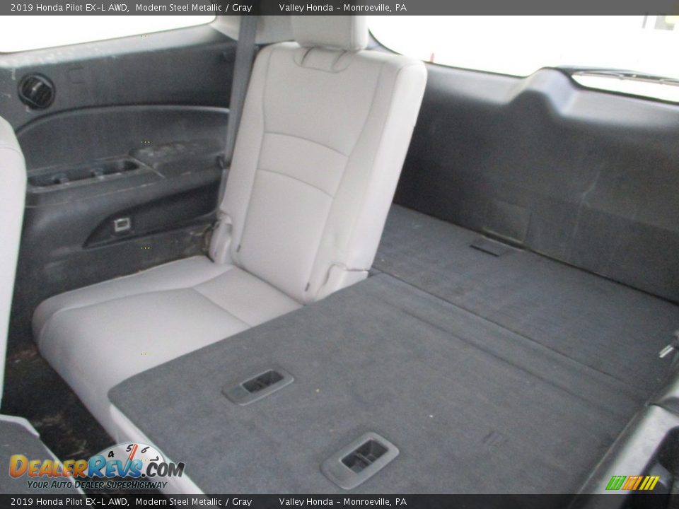2019 Honda Pilot EX-L AWD Modern Steel Metallic / Gray Photo #12