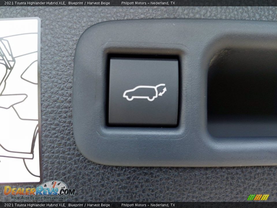 2021 Toyota Highlander Hybrid XLE Blueprint / Harvest Beige Photo #22