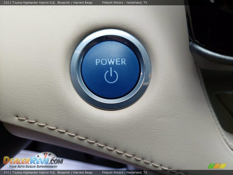 2021 Toyota Highlander Hybrid XLE Blueprint / Harvest Beige Photo #24