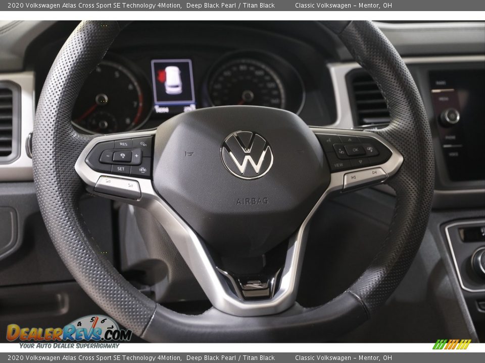 2020 Volkswagen Atlas Cross Sport SE Technology 4Motion Steering Wheel Photo #7