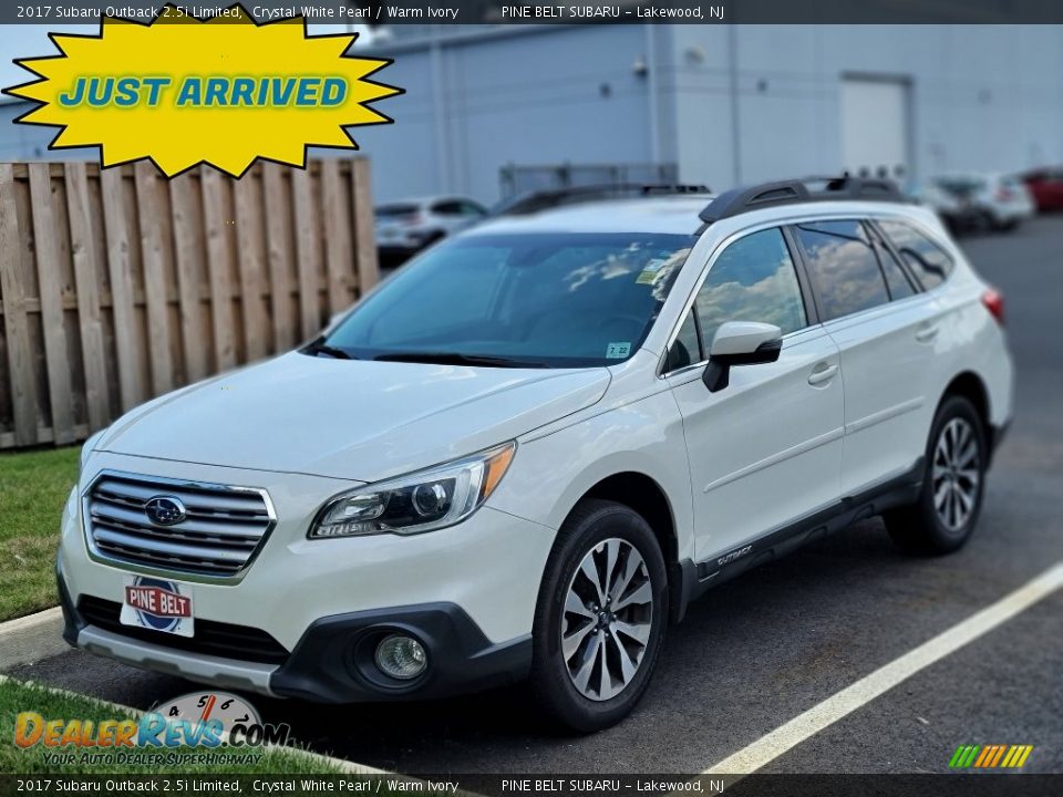 2017 Subaru Outback 2.5i Limited Crystal White Pearl / Warm Ivory Photo #1