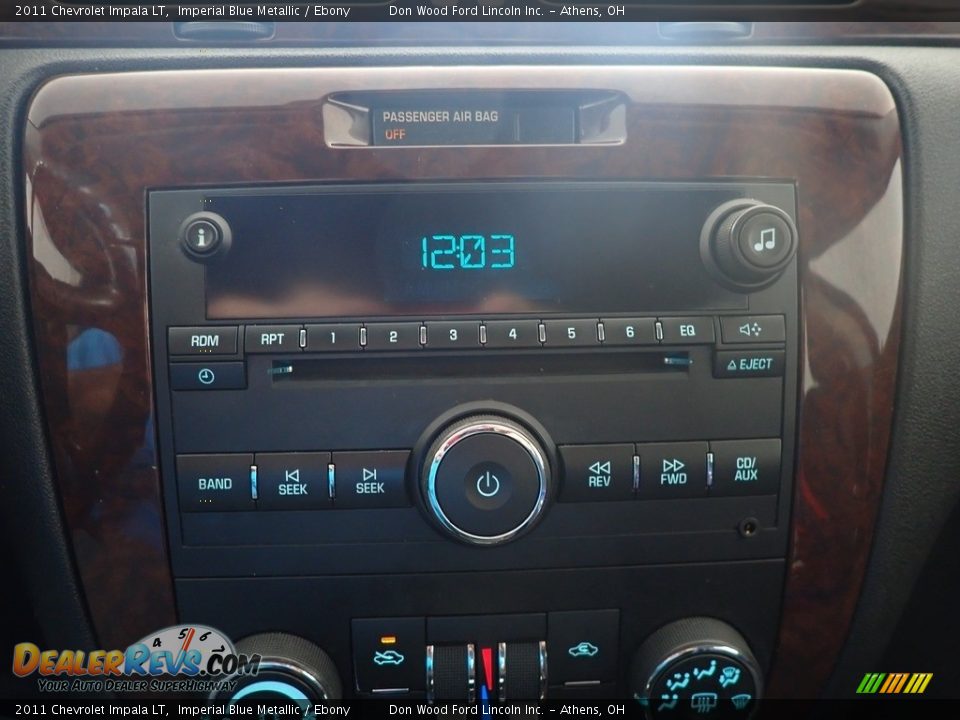 2011 Chevrolet Impala LT Imperial Blue Metallic / Ebony Photo #23