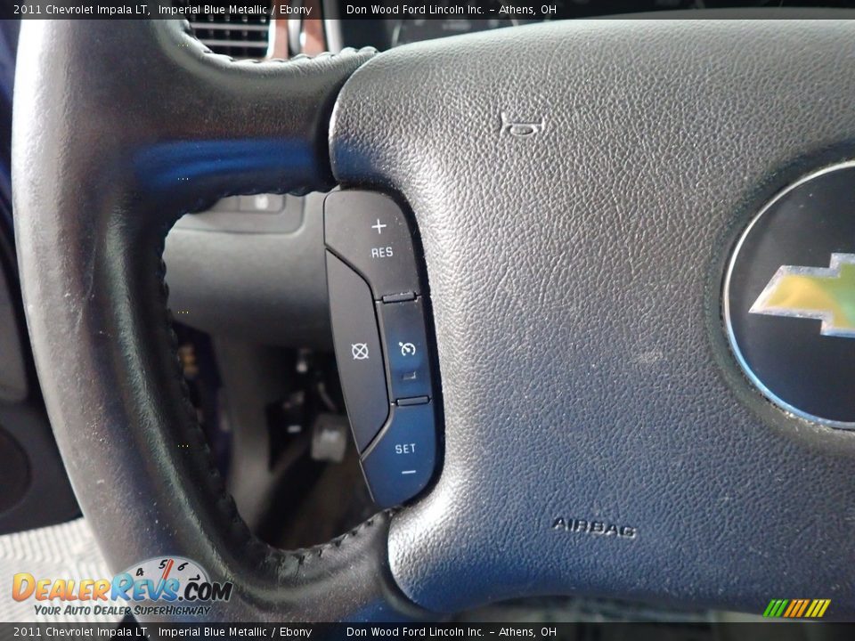 2011 Chevrolet Impala LT Imperial Blue Metallic / Ebony Photo #26