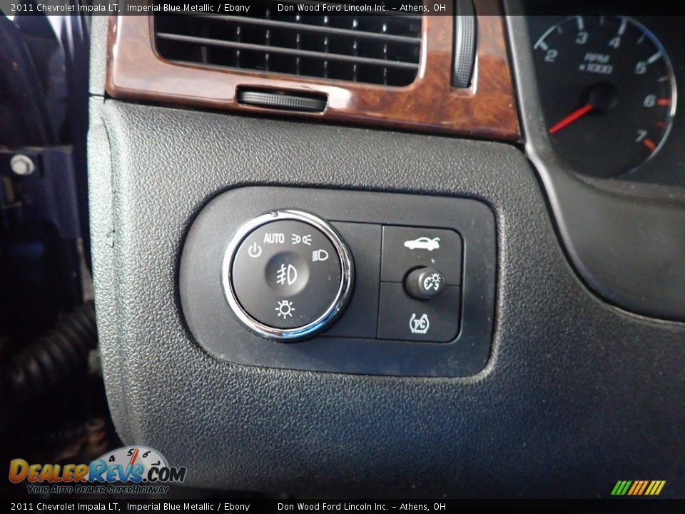 2011 Chevrolet Impala LT Imperial Blue Metallic / Ebony Photo #28