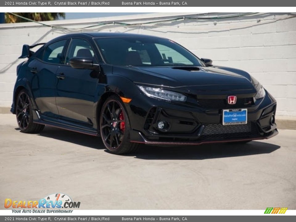 2021 Honda Civic Type R Crystal Black Pearl / Black/Red Photo #1