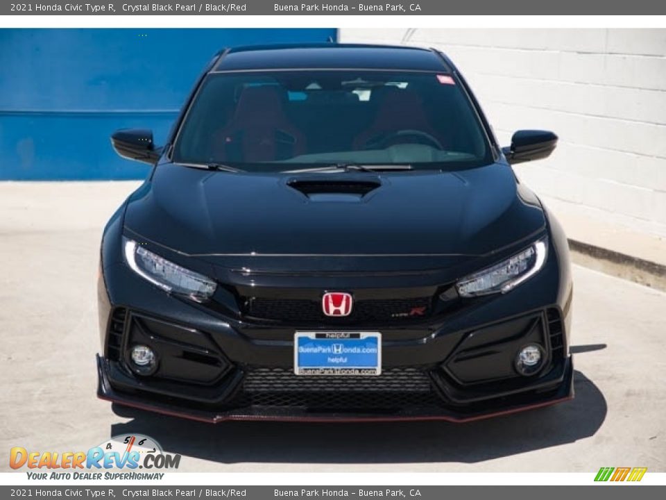 2021 Honda Civic Type R Crystal Black Pearl / Black/Red Photo #3