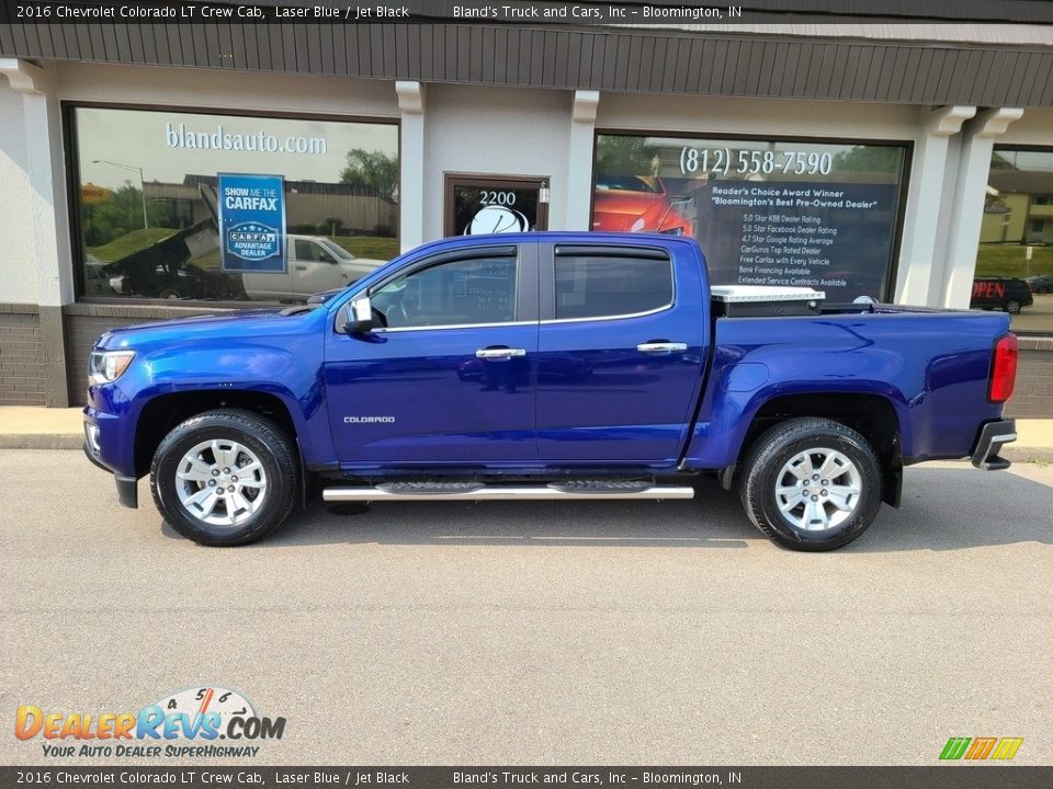 2016 Chevrolet Colorado LT Crew Cab Laser Blue / Jet Black Photo #1