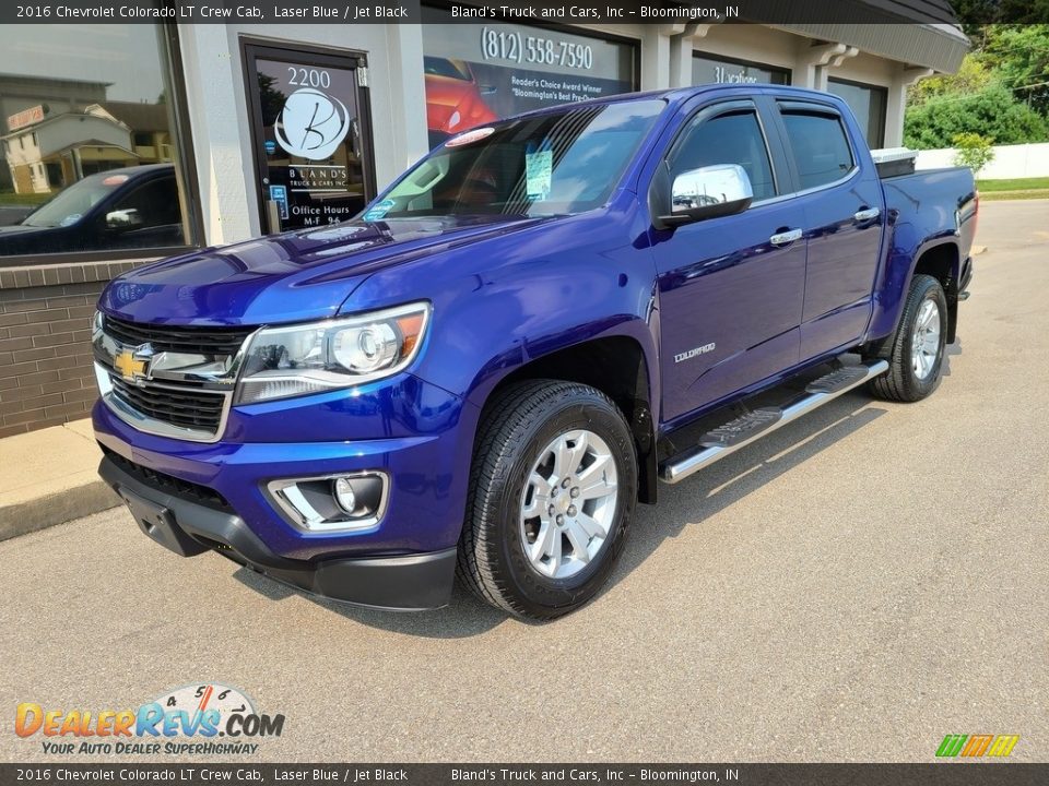 2016 Chevrolet Colorado LT Crew Cab Laser Blue / Jet Black Photo #2