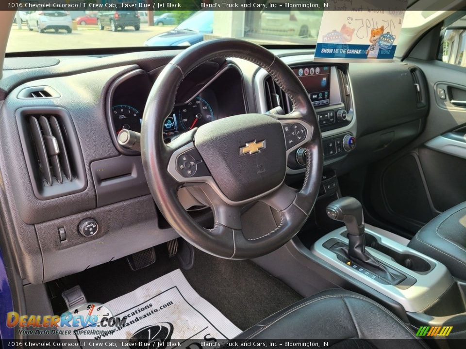 2016 Chevrolet Colorado LT Crew Cab Laser Blue / Jet Black Photo #9