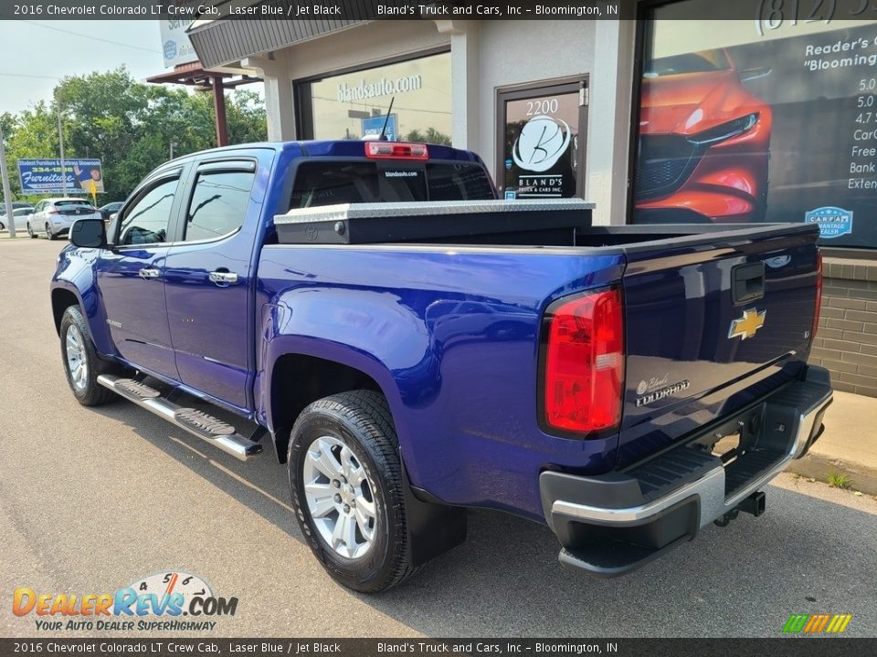 2016 Chevrolet Colorado LT Crew Cab Laser Blue / Jet Black Photo #33