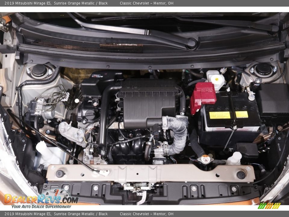 2019 Mitsubishi Mirage ES 1.2 Liter DOHC 12-Valve MIVEC 3 Cylinder Engine Photo #17