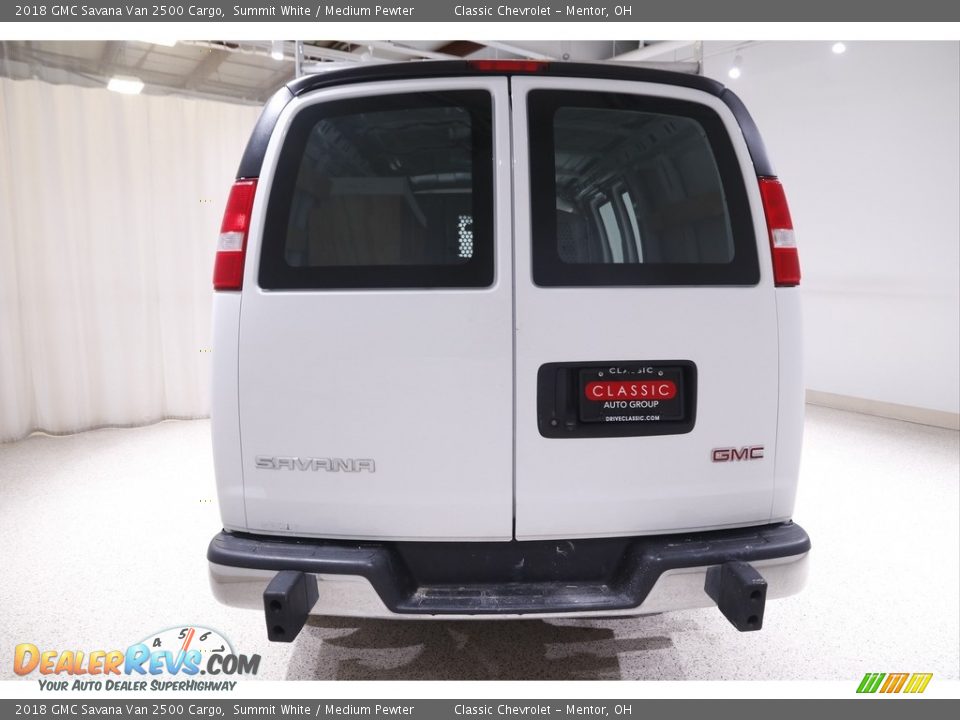 2018 GMC Savana Van 2500 Cargo Summit White / Medium Pewter Photo #15