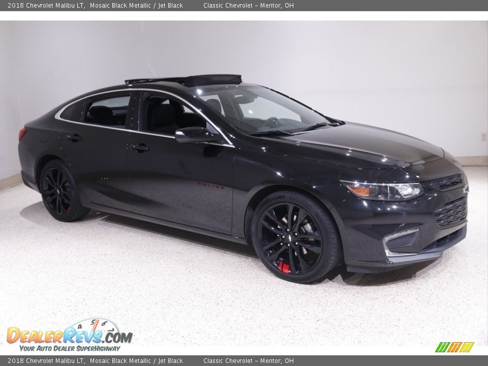 2018 Chevrolet Malibu LT Mosaic Black Metallic / Jet Black Photo #1