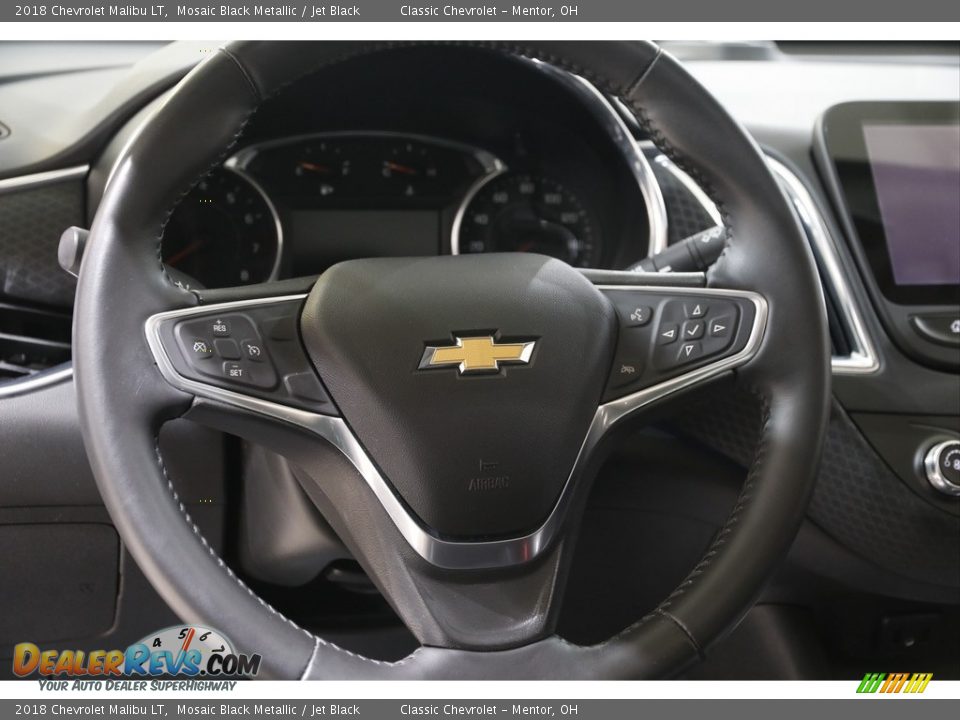 2018 Chevrolet Malibu LT Mosaic Black Metallic / Jet Black Photo #7