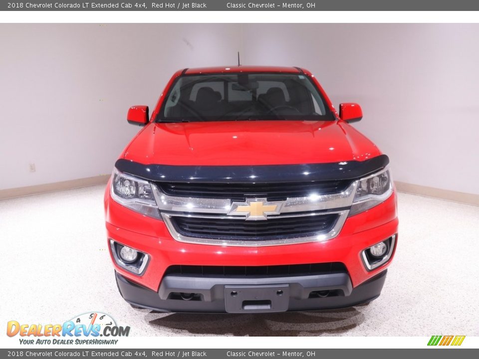 2018 Chevrolet Colorado LT Extended Cab 4x4 Red Hot / Jet Black Photo #2