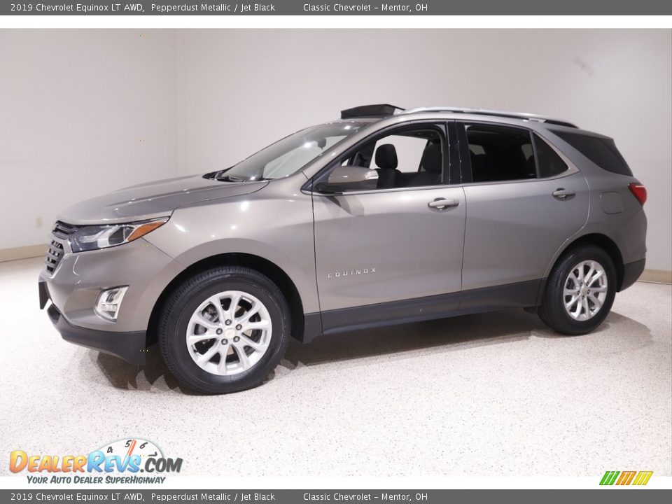 2019 Chevrolet Equinox LT AWD Pepperdust Metallic / Jet Black Photo #3