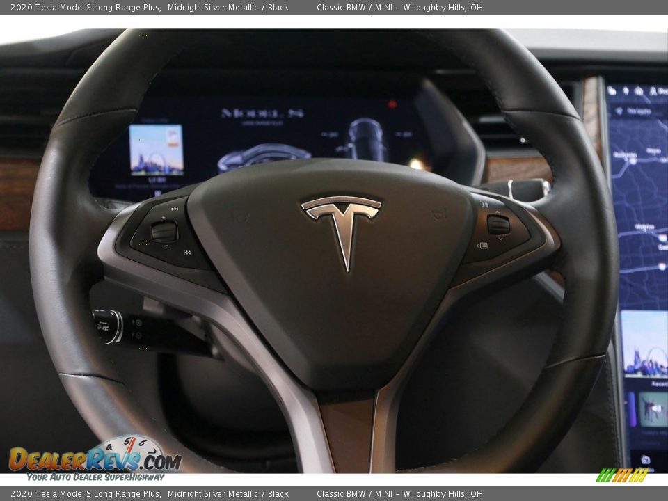 2020 Tesla Model S Long Range Plus Steering Wheel Photo #8
