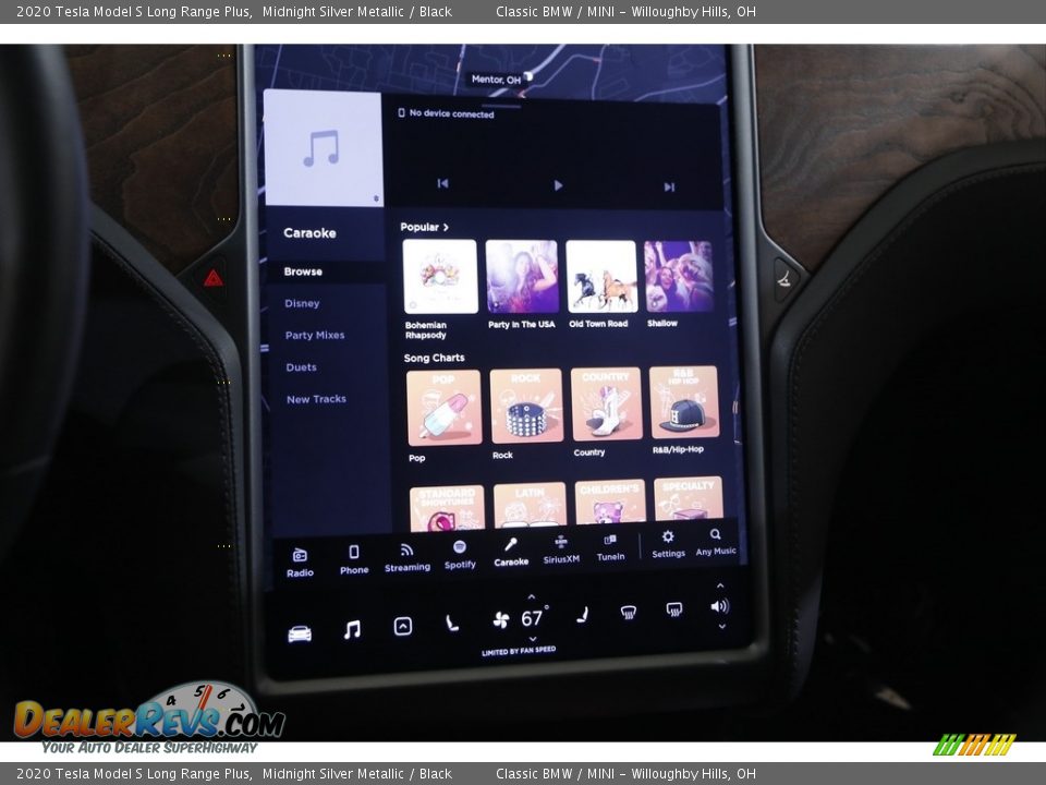Entertainment System of 2020 Tesla Model S Long Range Plus Photo #19