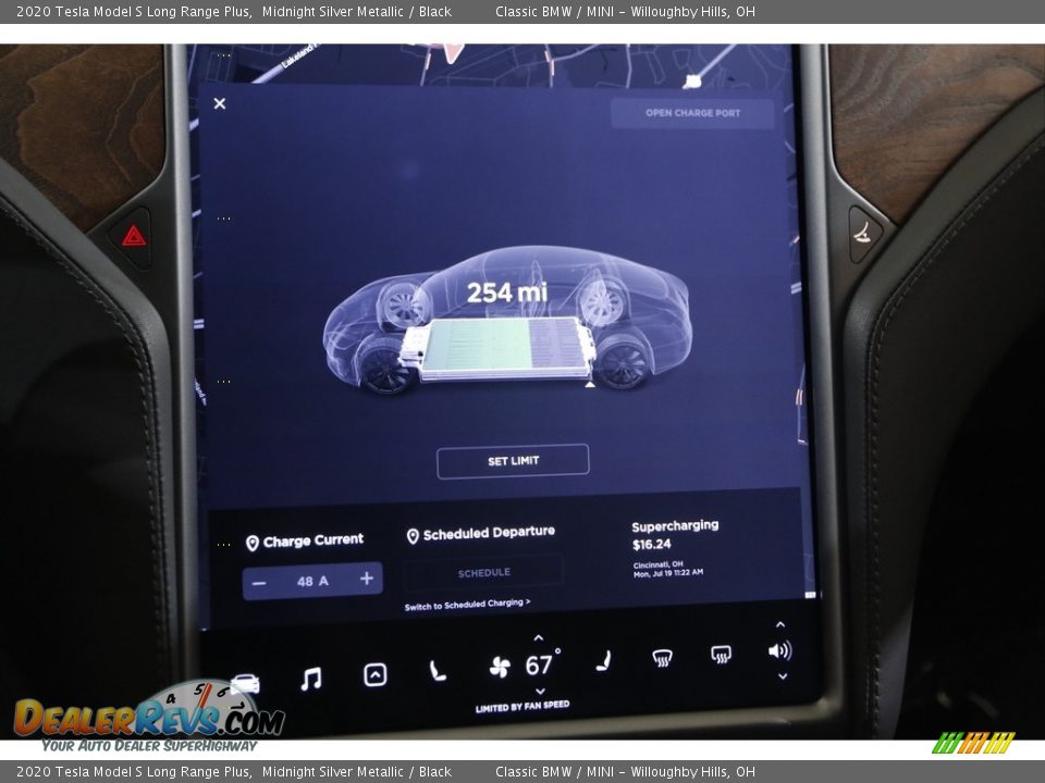 Controls of 2020 Tesla Model S Long Range Plus Photo #21