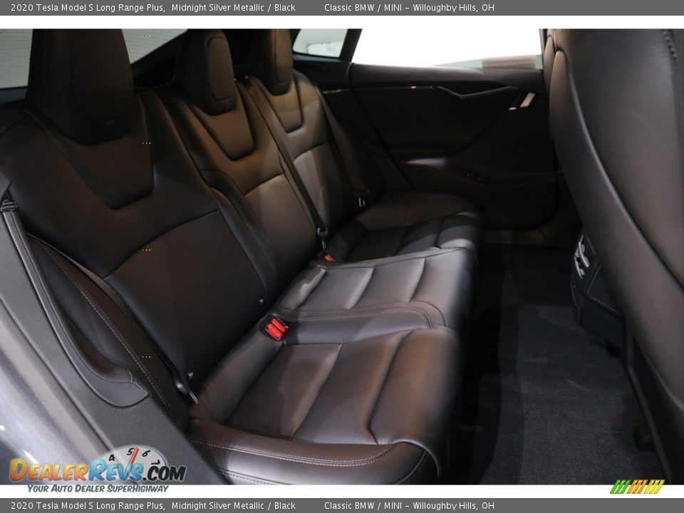 Rear Seat of 2020 Tesla Model S Long Range Plus Photo #27