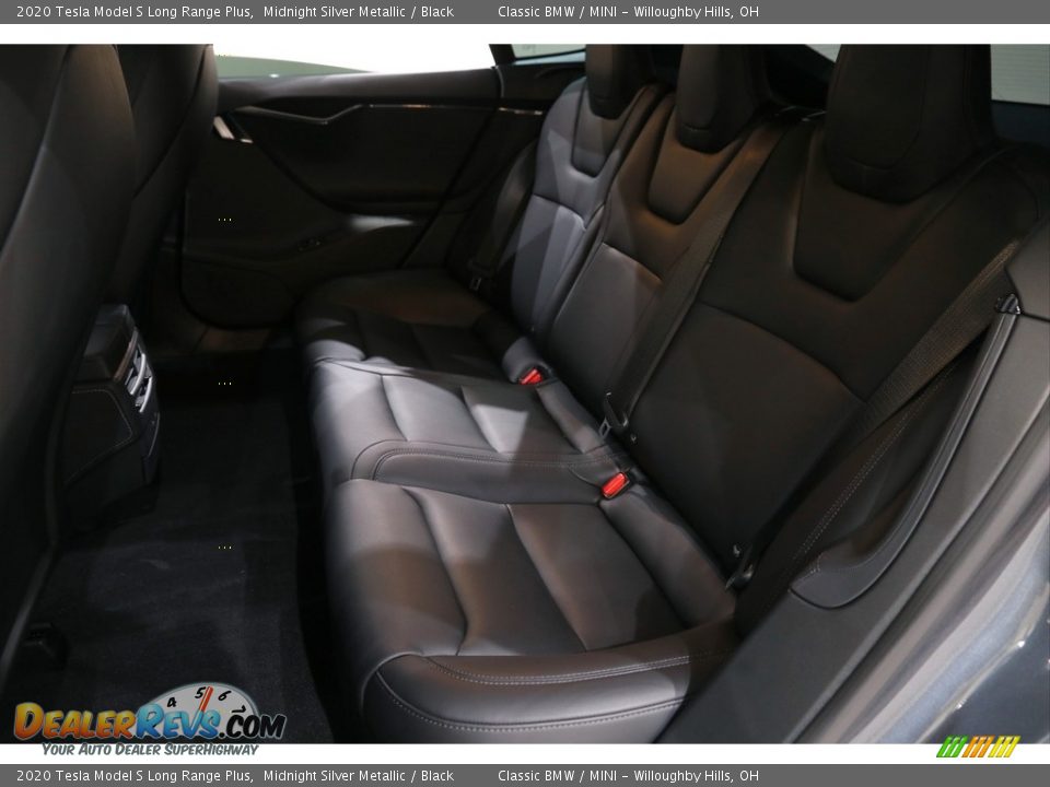 Rear Seat of 2020 Tesla Model S Long Range Plus Photo #28