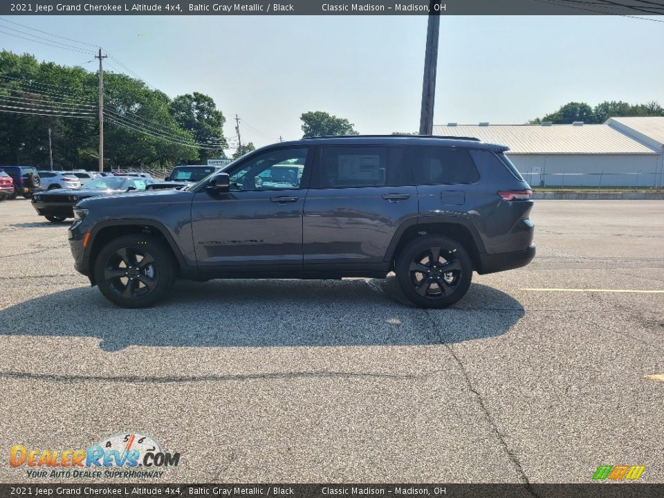 2021 Jeep Grand Cherokee L Altitude 4x4 Baltic Gray Metallic / Black Photo #3