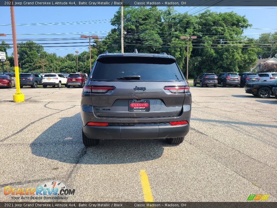 2021 Jeep Grand Cherokee L Altitude 4x4 Baltic Gray Metallic / Black Photo #5