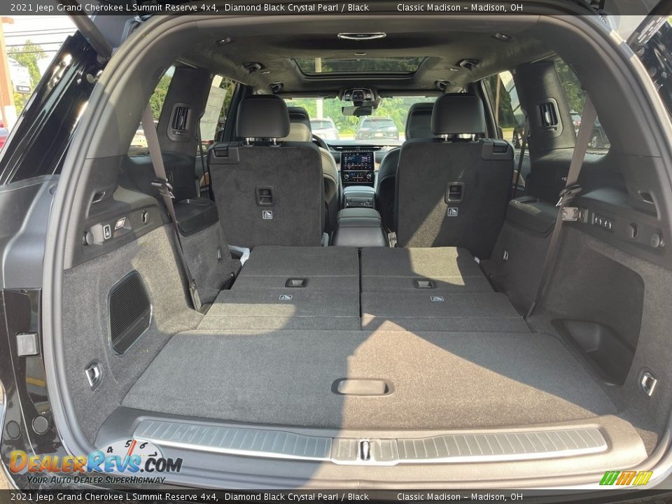 2021 Jeep Grand Cherokee L Summit Reserve 4x4 Diamond Black Crystal Pearl / Black Photo #7