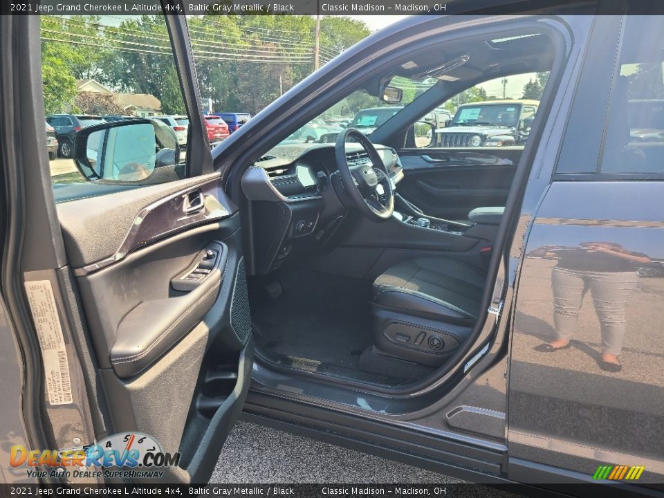 2021 Jeep Grand Cherokee L Altitude 4x4 Baltic Gray Metallic / Black Photo #8