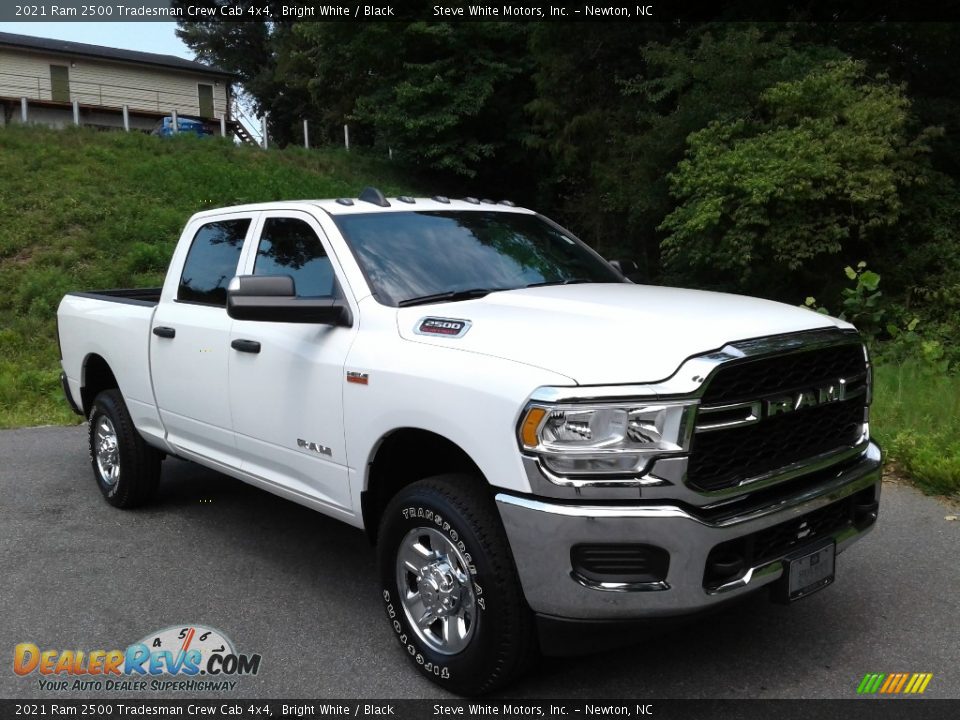 2021 Ram 2500 Tradesman Crew Cab 4x4 Bright White / Black Photo #10