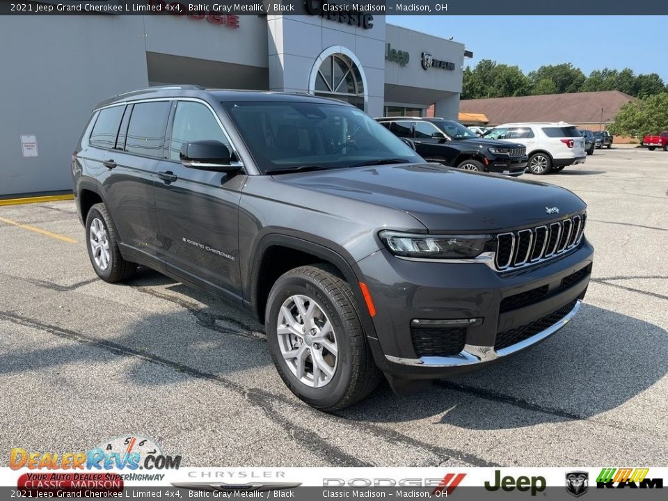 2021 Jeep Grand Cherokee L Limited 4x4 Baltic Gray Metallic / Black Photo #1