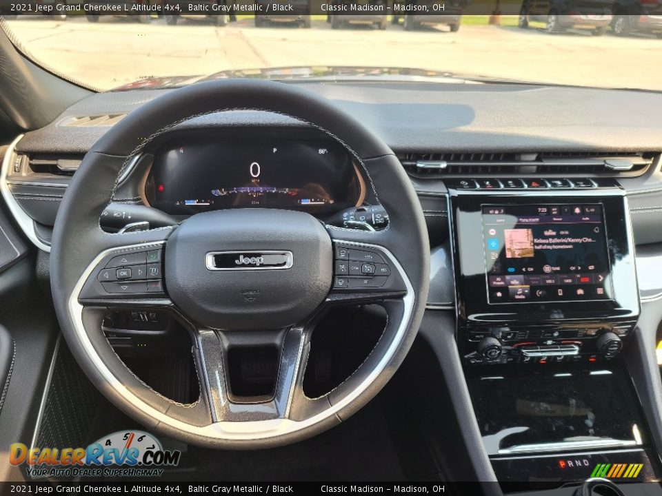 2021 Jeep Grand Cherokee L Altitude 4x4 Baltic Gray Metallic / Black Photo #12