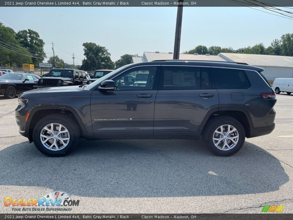 2021 Jeep Grand Cherokee L Limited 4x4 Baltic Gray Metallic / Black Photo #3