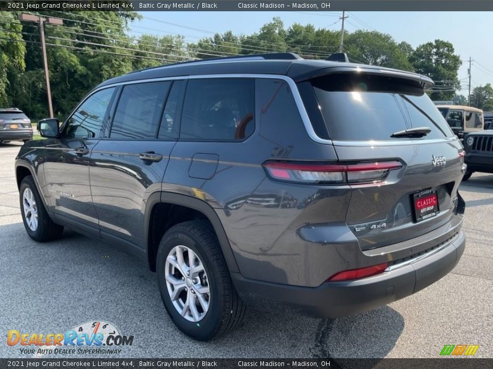 2021 Jeep Grand Cherokee L Limited 4x4 Baltic Gray Metallic / Black Photo #4