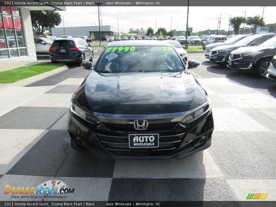 2021 Honda Accord Sport Crystal Black Pearl / Black Photo #2