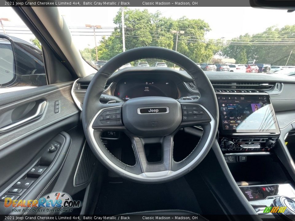 2021 Jeep Grand Cherokee L Limited 4x4 Baltic Gray Metallic / Black Photo #8