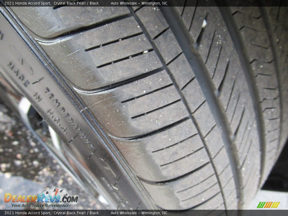 2021 Honda Accord Sport Crystal Black Pearl / Black Photo #9