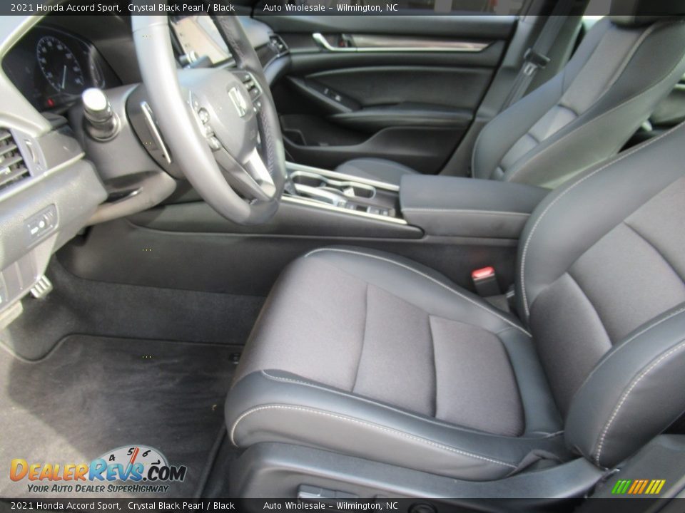 2021 Honda Accord Sport Crystal Black Pearl / Black Photo #11
