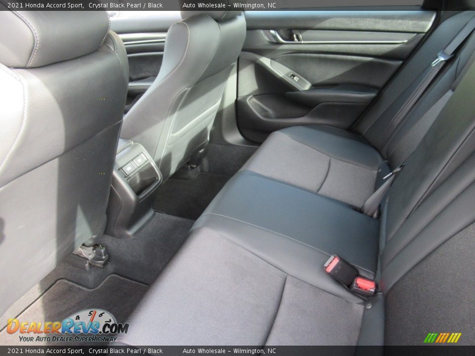 2021 Honda Accord Sport Crystal Black Pearl / Black Photo #12