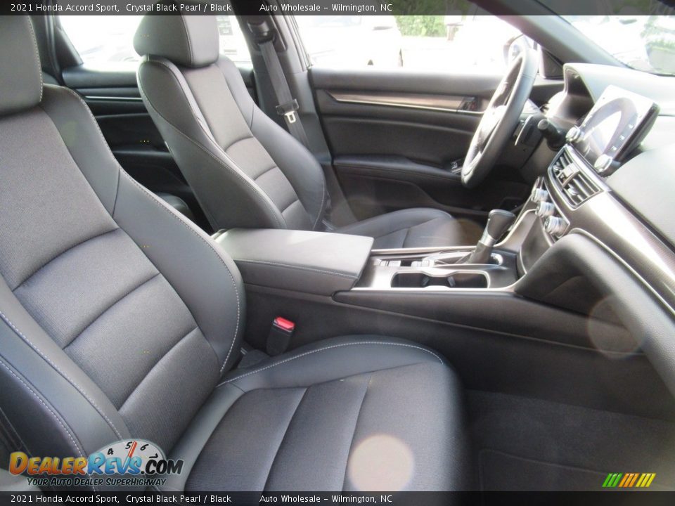 2021 Honda Accord Sport Crystal Black Pearl / Black Photo #13