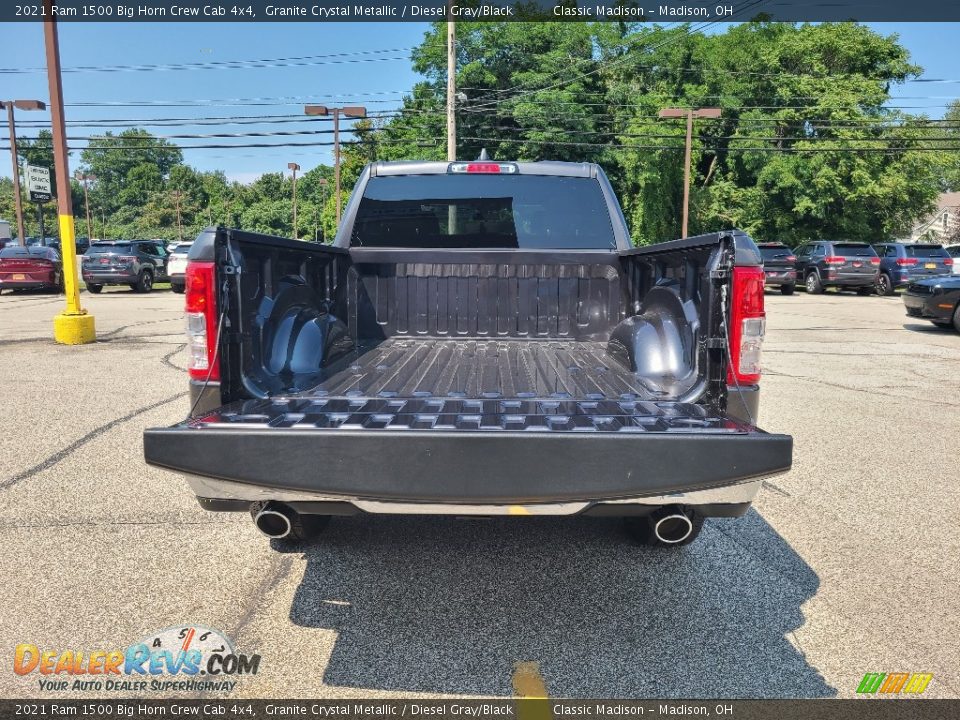 2021 Ram 1500 Big Horn Crew Cab 4x4 Granite Crystal Metallic / Diesel Gray/Black Photo #6
