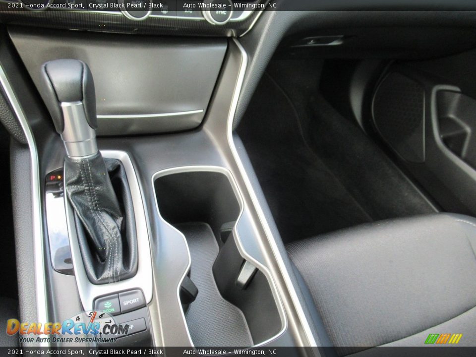 2021 Honda Accord Sport Crystal Black Pearl / Black Photo #20