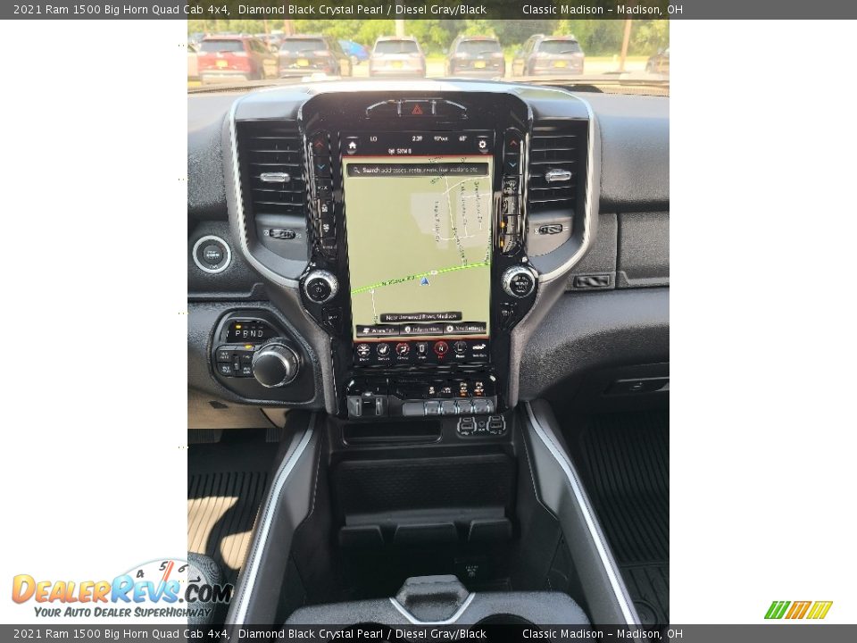 2021 Ram 1500 Big Horn Quad Cab 4x4 Diamond Black Crystal Pearl / Diesel Gray/Black Photo #11