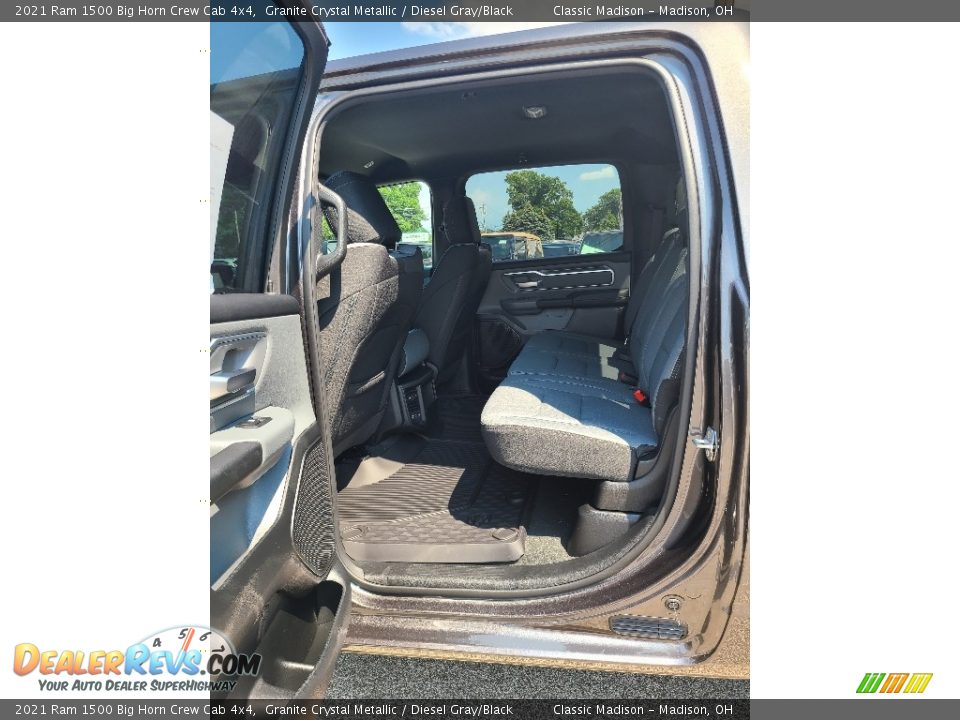 2021 Ram 1500 Big Horn Crew Cab 4x4 Granite Crystal Metallic / Diesel Gray/Black Photo #8