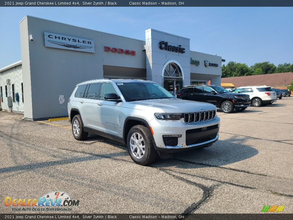 2021 Jeep Grand Cherokee L Limited 4x4 Silver Zynith / Black Photo #1