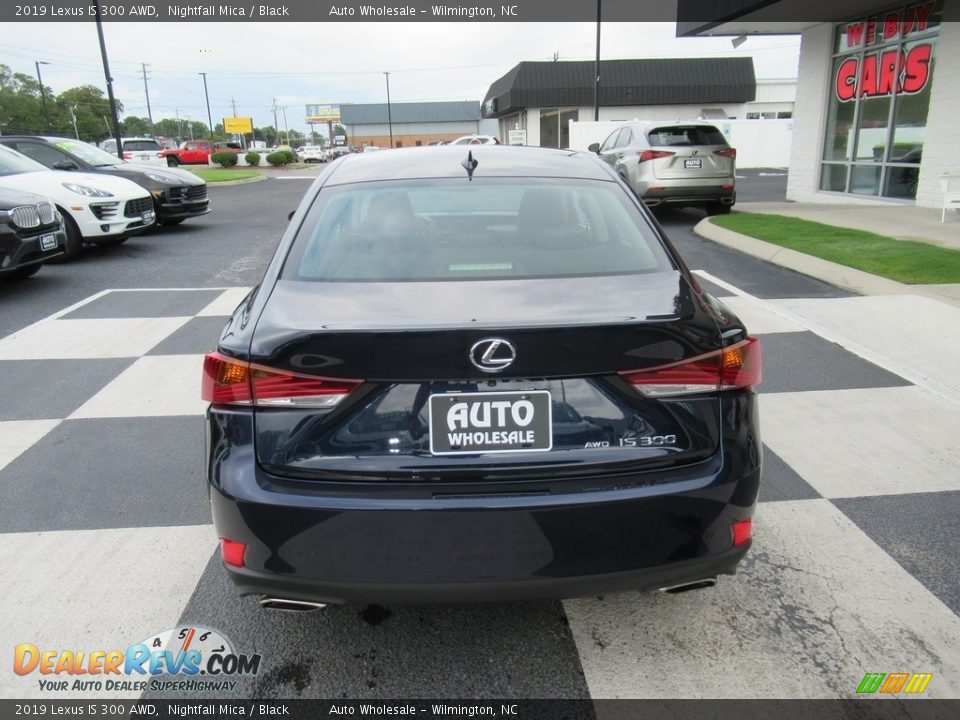 2019 Lexus IS 300 AWD Nightfall Mica / Black Photo #4